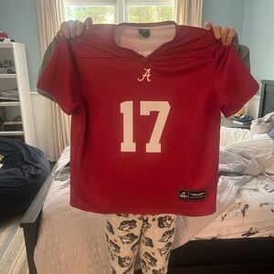 Kids Red Jersey with Number 17